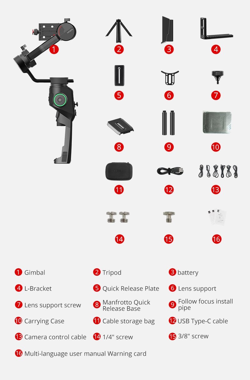 Moza AirCross 2 Gimbal Stabilizer